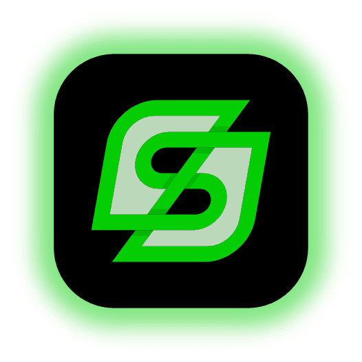 Advanced Savellet Brand Logo White&Green